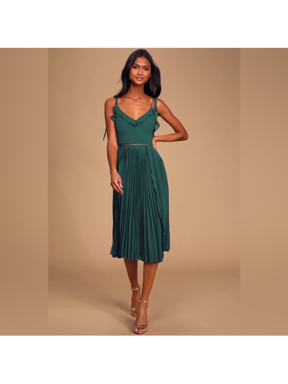 Lulu's Never A Dull Moment Midi Dress